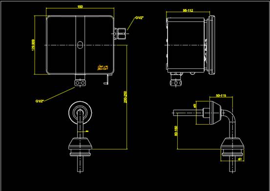 CAD机械零件制图之设备设计图