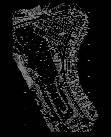 CAD建筑平面图之狮子山花园A区二期总图