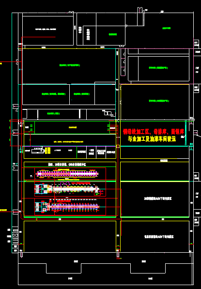工程建筑CAD图纸-装配线平面布置图