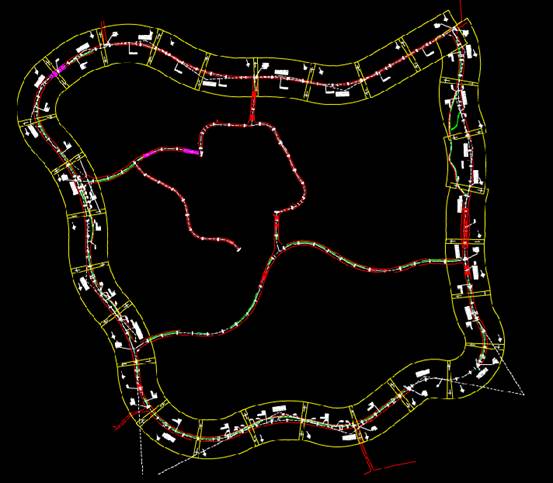 道路设计CAD图纸之平面设计图