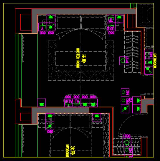 CAD室内设计方案之产品立面图
