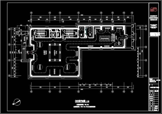文化建筑CAD设计图纸之平面规划图