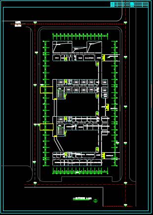 CAD教育建筑设计图之训练中心设计