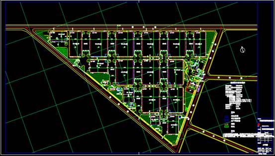 CAD总体规划设计图之园区平面