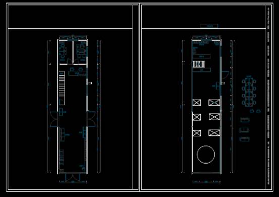 前台CAD餐饮空间设计图