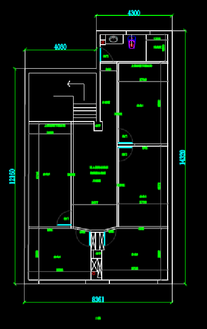 门面装修CAD商业空间设计图