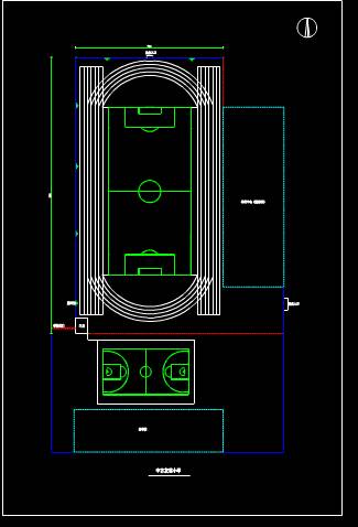 CAD教育建筑设计图之学校设计
