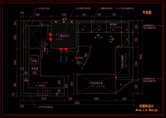 CAD商业空间设计图之平面布置