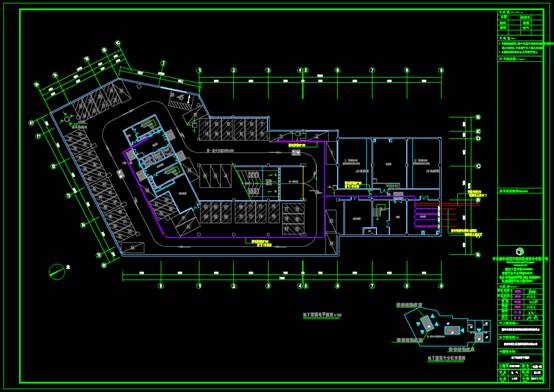 CAD电力控制布置图之酒店及商业