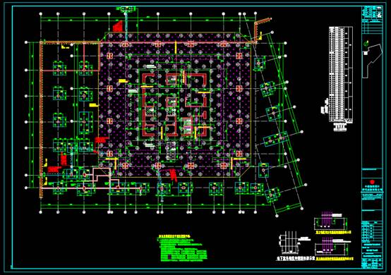 CAD建筑结构施工图之地下结构图