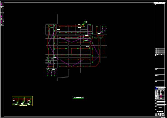 CAD电力控制布置图之社区电施图