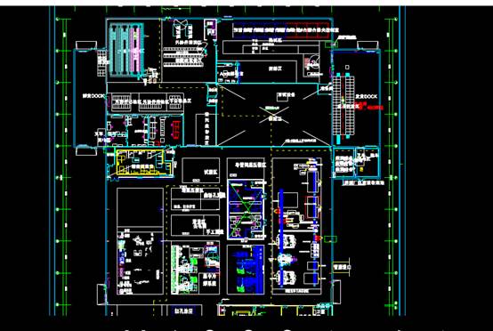 生产车间CAD电力系统图