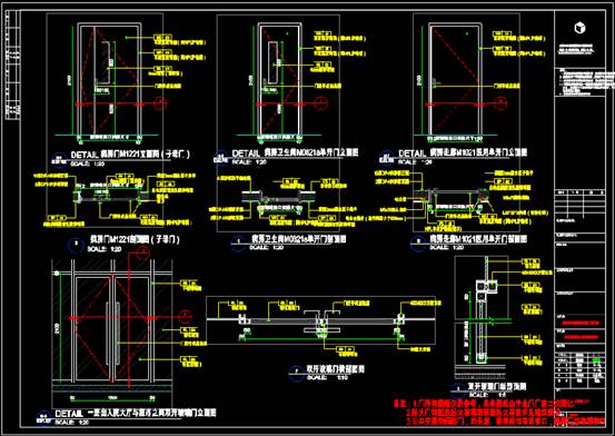 施工图纸中的CAD建筑详图