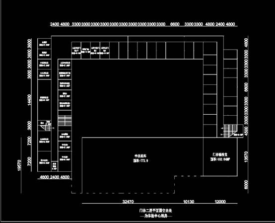 门诊平面图CAD医疗建筑图纸