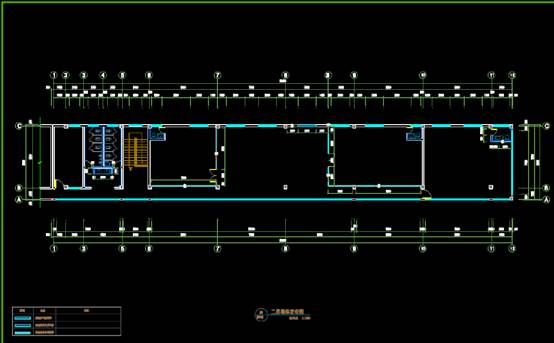 二层平面CAD软件设计装饰图纸