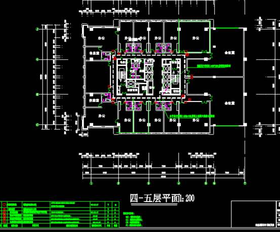 某商业城CAD电力系统图