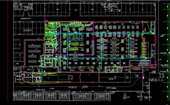 小商品国际商业广场CAD电力控制布置图