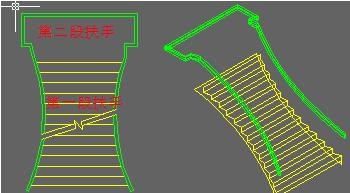 CAD建筑制图教程之连接扶手