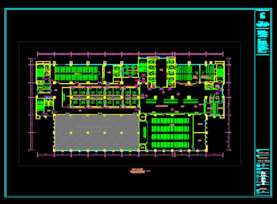 医疗救治综合大楼的CAD建筑装饰图纸