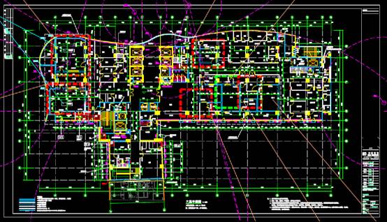 建筑设计CAD图纸之医疗建筑平面
