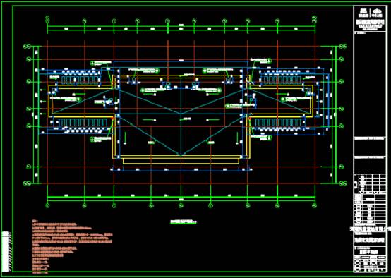 CAD建筑圖紙之某建筑的屋頂平面圖