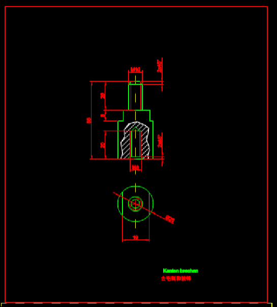 机械设计CAD图纸之片场零部件设计