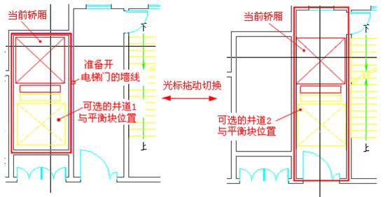 CAD制图软件中如何根据载重量来绘制电梯？