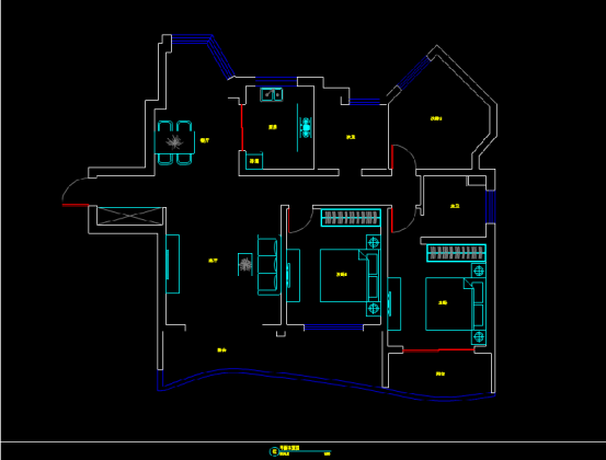 小区装修室内设计CAD图纸